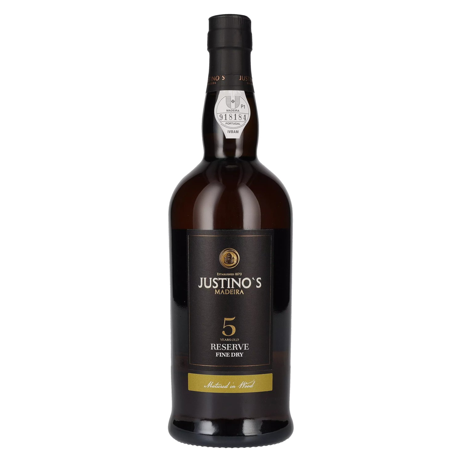 Justino's Madeira 5 Years Old RESERVE FINE DRY 19% Vol. 0,75l Wholesale