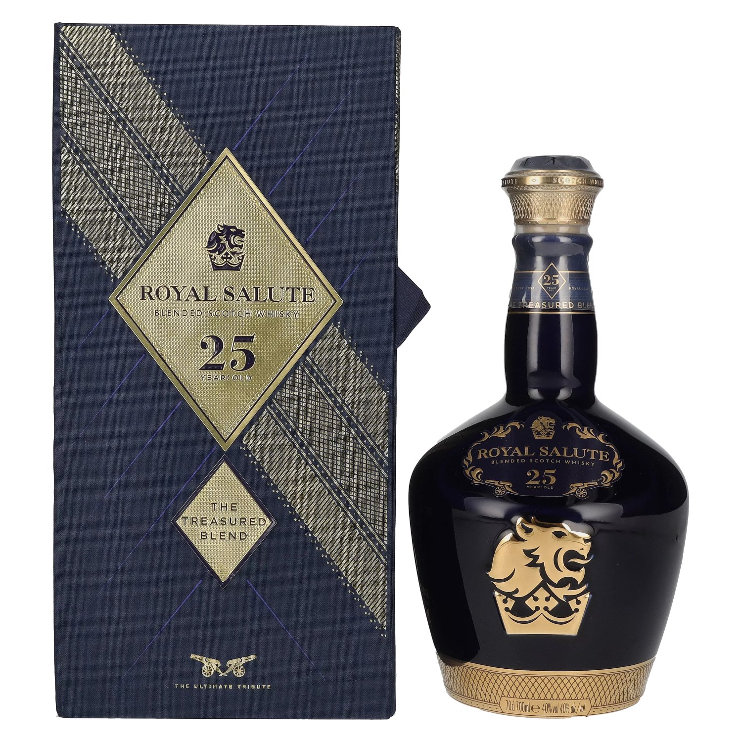 Royal Salute 25 Years Old THE TREASURE BLEND 40% Vol. 0,7l in Giftbox ...